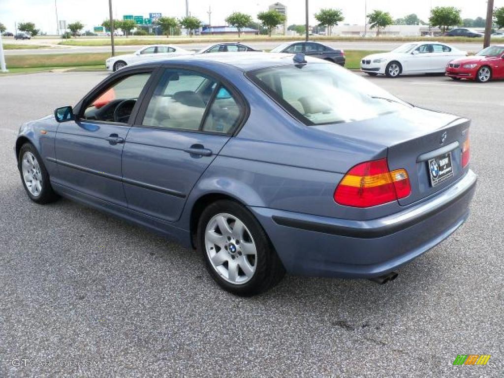 2005 3 Series 325i Sedan - Steel Blue Metallic / Sand photo #6