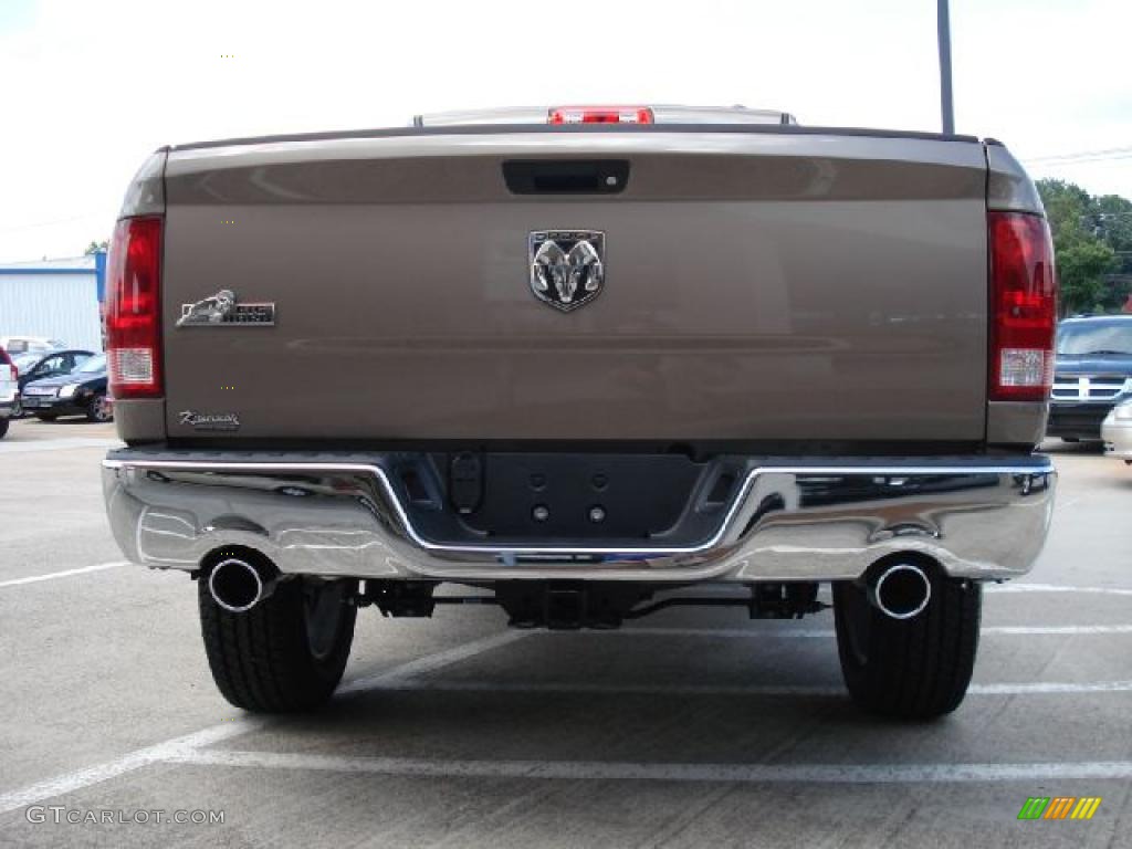 2010 Ram 1500 Big Horn Quad Cab - Austin Tan Pearl / Dark Slate/Medium Graystone photo #4