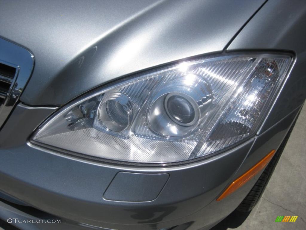 2007 S 550 Sedan - Andorite Grey Metallic / Black photo #22