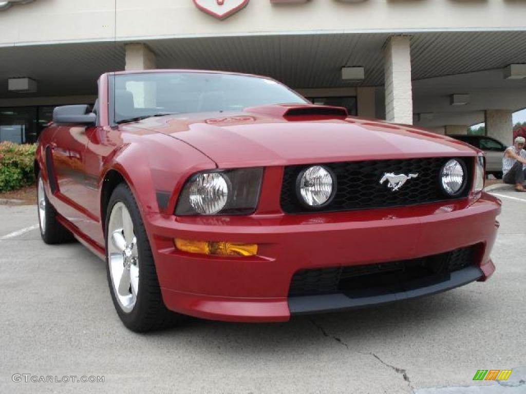 2008 Dark Candy Apple Red Ford Mustang Gtcs California Special