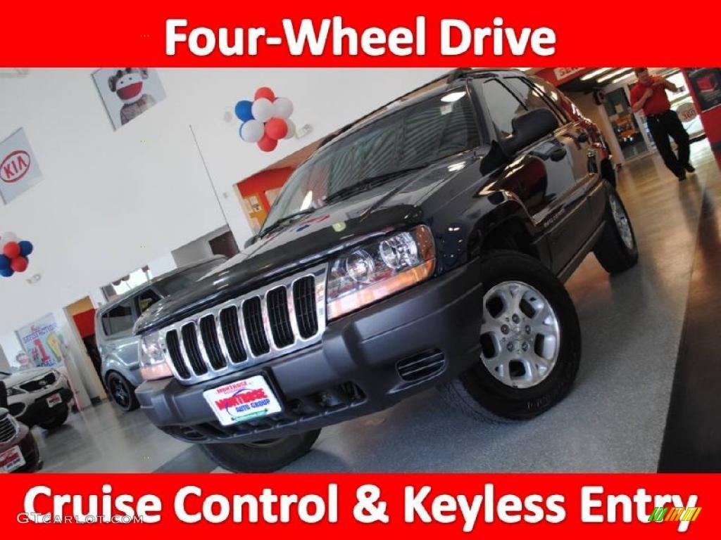 2000 Grand Cherokee Laredo 4x4 - Patriot Blue Pearlcoat / Agate photo #1