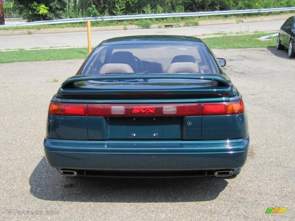 1994 SVX LSi AWD Coupe - Emerald Green Pearl / Tan photo #6