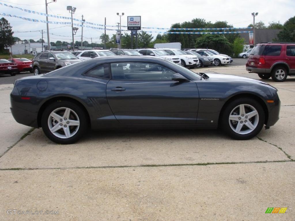 2010 Camaro LT Coupe - Cyber Gray Metallic / Black photo #4