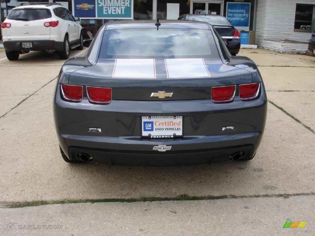 2010 Camaro LT Coupe - Cyber Gray Metallic / Black photo #6