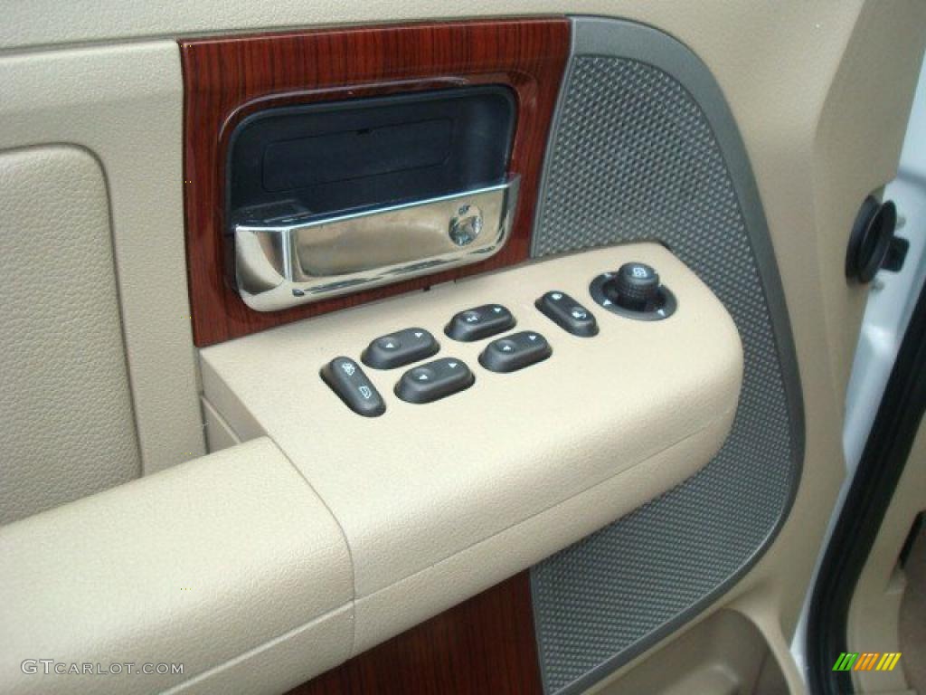 2006 F150 Lariat SuperCrew - Oxford White / Tan photo #13