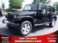 2010 Black Jeep Wrangler Unlimited Sahara 4x4  photo #1