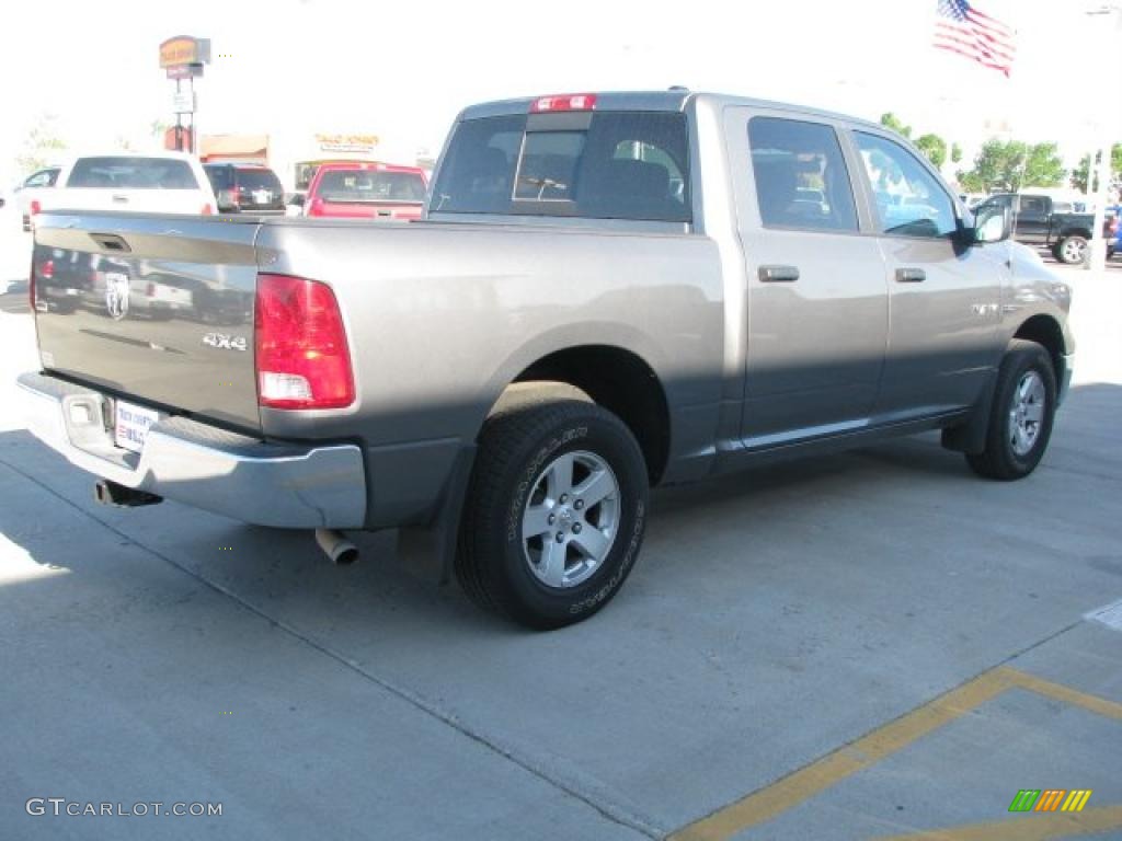 2009 Ram 1500 SLT Crew Cab 4x4 - Mineral Gray Metallic / Dark Slate/Medium Graystone photo #15