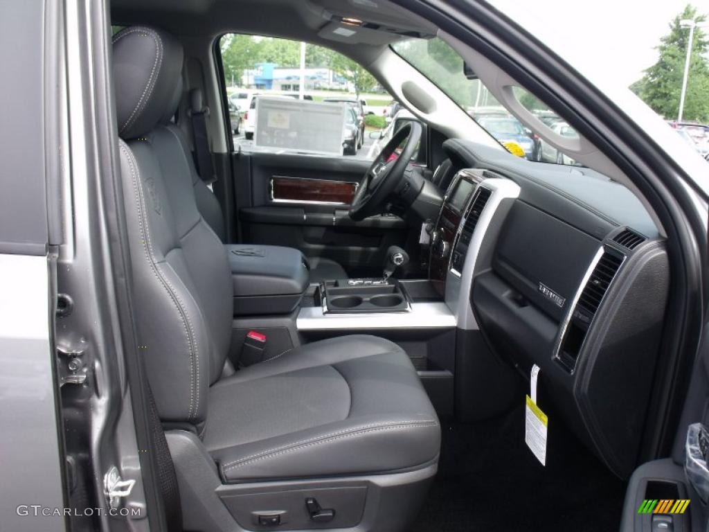 2010 Ram 1500 Laramie Crew Cab - Mineral Gray Metallic / Dark Slate Gray photo #10