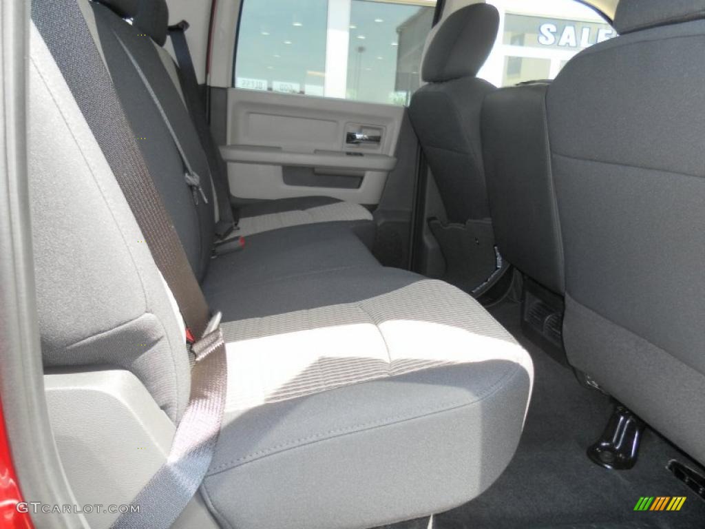 2010 Ram 3500 Big Horn Edition Crew Cab 4x4 Dually - Inferno Red Crystal Pearl / Dark Slate/Medium Graystone photo #8