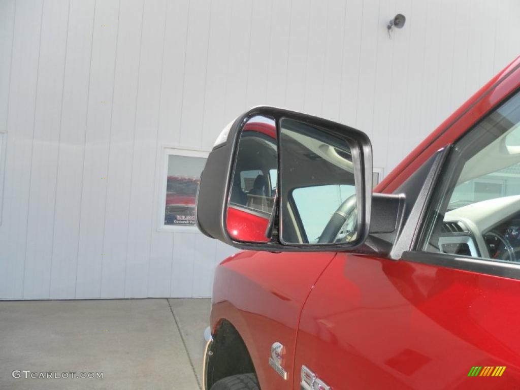 2010 Ram 3500 Big Horn Edition Crew Cab 4x4 Dually - Inferno Red Crystal Pearl / Dark Slate/Medium Graystone photo #17
