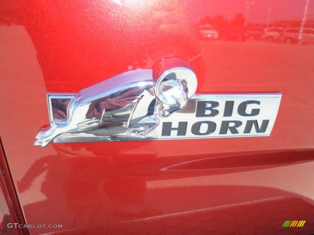 2010 Ram 3500 Big Horn Edition Crew Cab 4x4 Dually - Inferno Red Crystal Pearl / Dark Slate/Medium Graystone photo #20