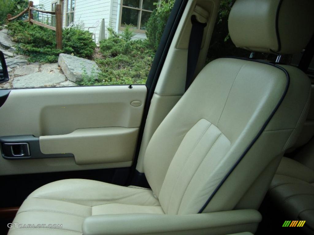 2003 Range Rover HSE - Adriatic Blue Metallic / Parchment/Navy photo #19