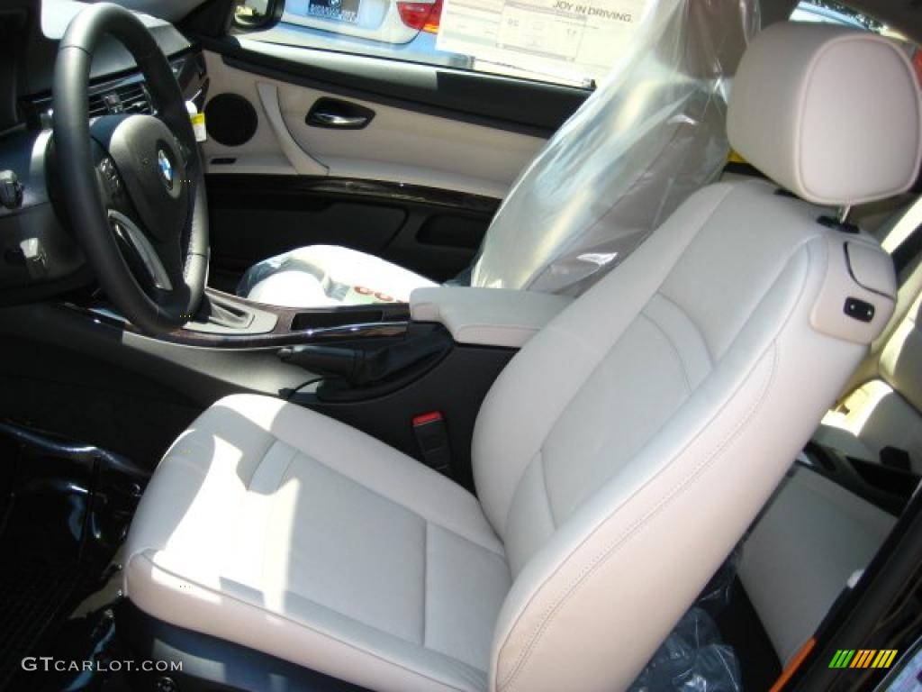 2011 3 Series 328i xDrive Coupe - Jet Black / Oyster/Black Dakota Leather photo #10