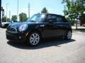 2010 Midnight Black Metallic Mini Cooper Convertible  photo #2