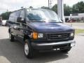 2007 Dark Blue Pearl Metallic Ford E Series Van E350 Super Duty XL Passenger  photo #2