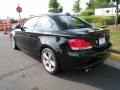 2008 Jet Black BMW 1 Series 128i Coupe  photo #4