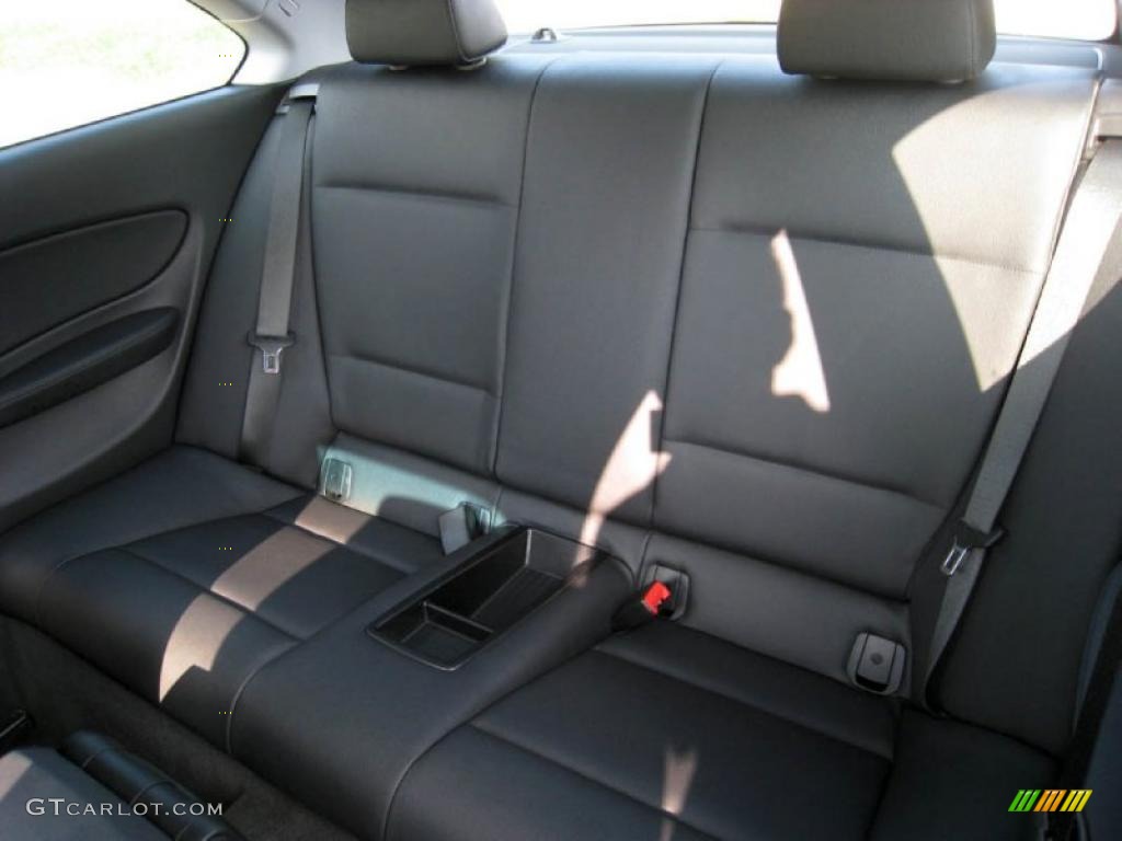 2008 1 Series 128i Coupe - Jet Black / Black photo #12