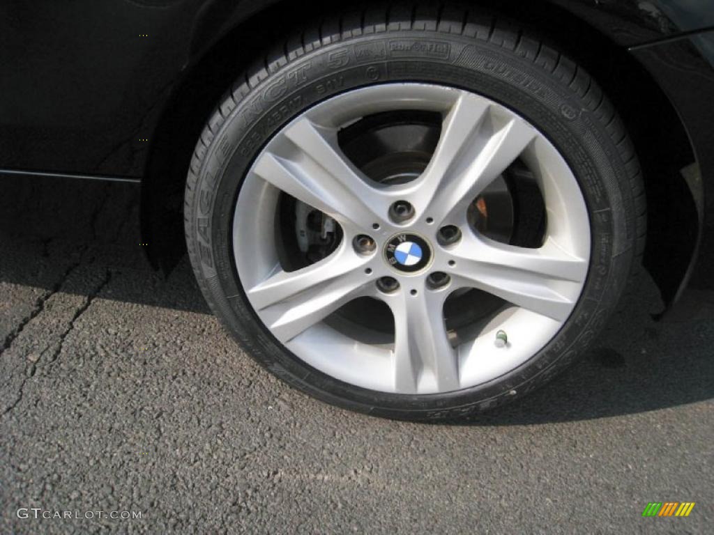 2008 1 Series 128i Coupe - Jet Black / Black photo #21