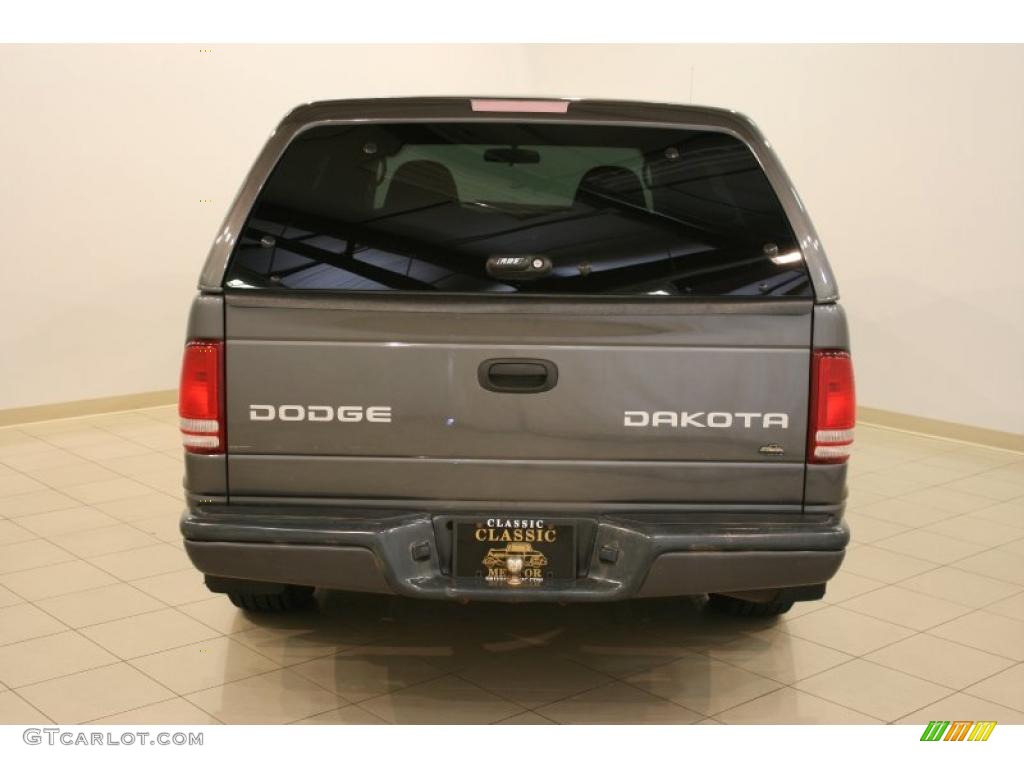 2003 Dakota Regular Cab - Graphite Metallic / Dark Slate Gray photo #6