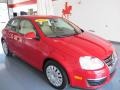 2009 Salsa Red Volkswagen Jetta S Sedan  photo #1