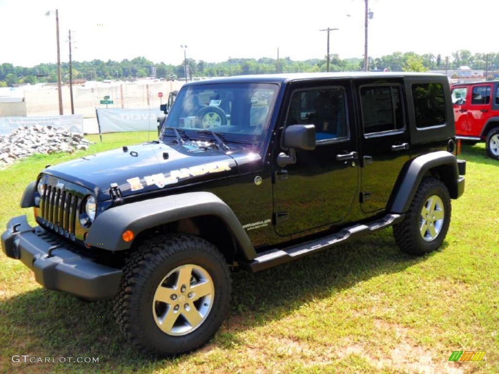 2010 Wrangler Unlimited Islander Edition 4x4 - Black / Dark Slate Gray/Blue photo #1