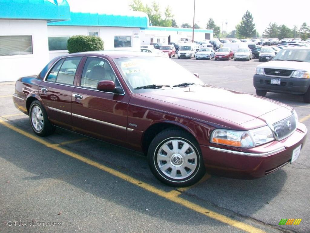 2004 Grand Marquis LS - Dark Toreador Red Metallic / Medium Parchment photo #6