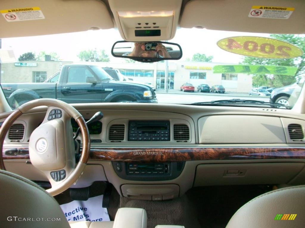 2004 Grand Marquis LS - Dark Toreador Red Metallic / Medium Parchment photo #8