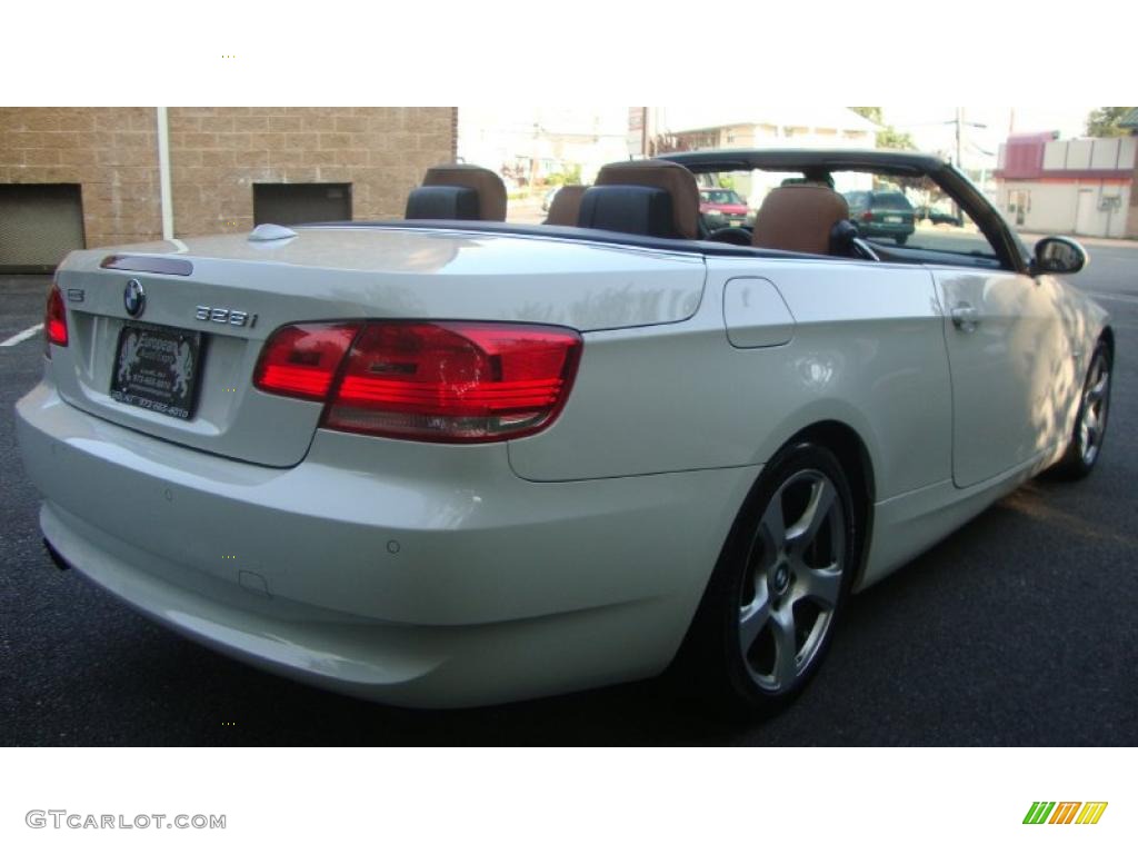 2007 3 Series 328i Convertible - Alpine White / Saddle Brown/Black photo #4