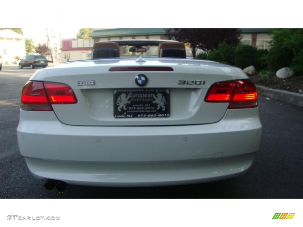 2007 3 Series 328i Convertible - Alpine White / Saddle Brown/Black photo #5