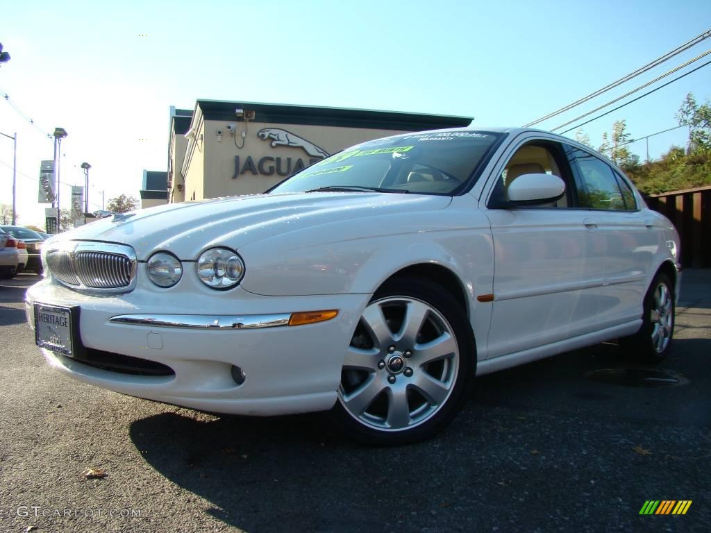 White Onyx Jaguar X-Type