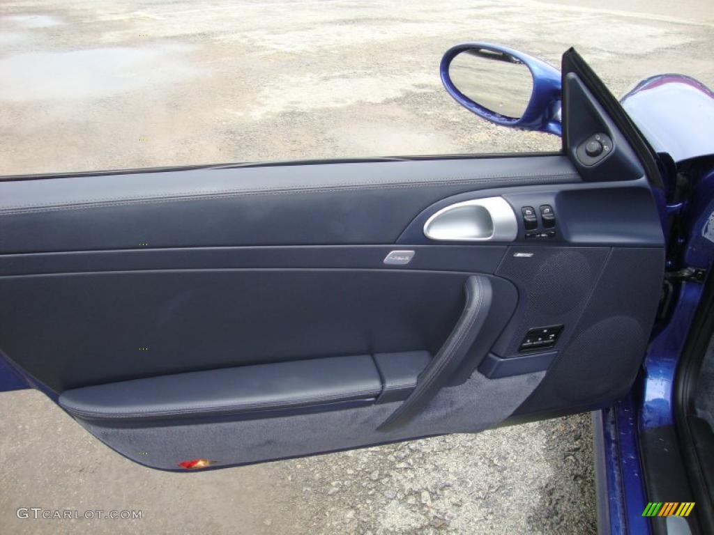 2008 911 Turbo Cabriolet - Cobalt Blue Metallic / Sea Blue photo #14
