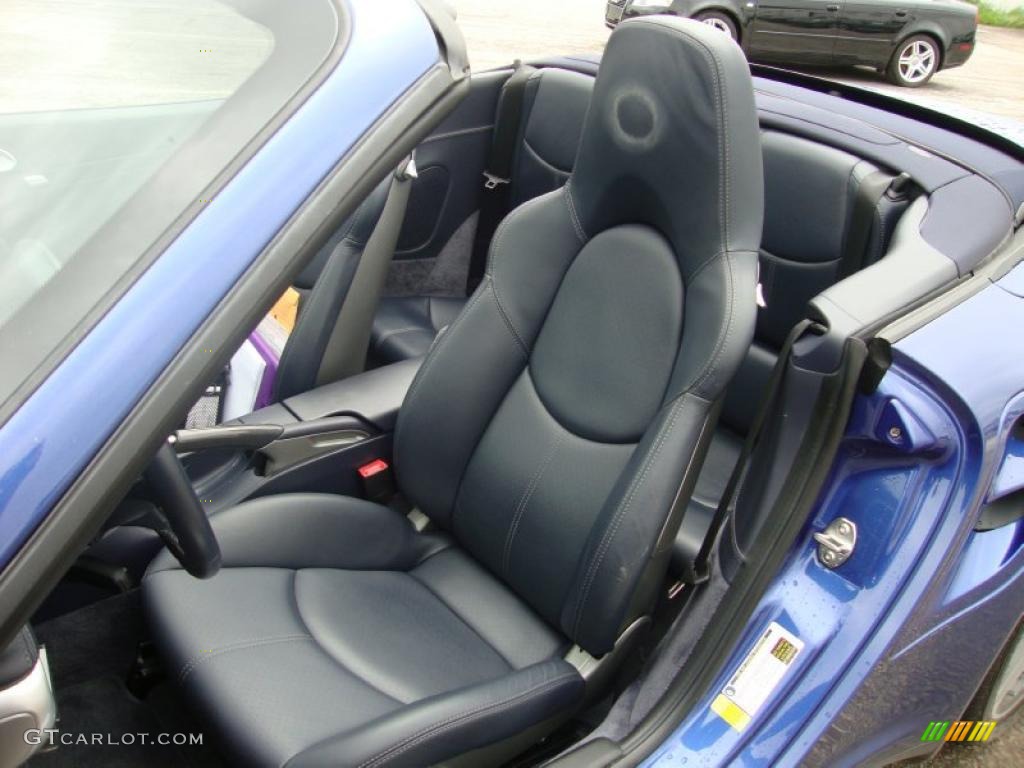 2008 911 Turbo Cabriolet - Cobalt Blue Metallic / Sea Blue photo #17