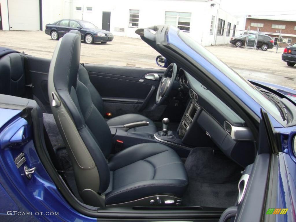 2008 911 Turbo Cabriolet - Cobalt Blue Metallic / Sea Blue photo #20