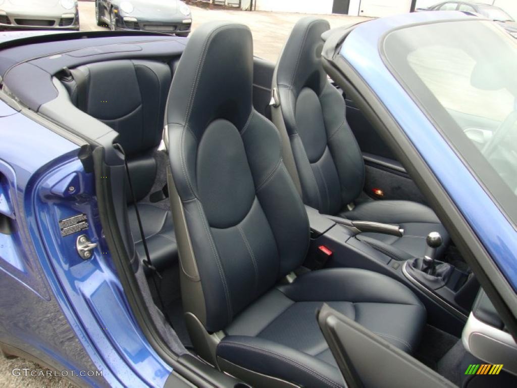 2008 911 Turbo Cabriolet - Cobalt Blue Metallic / Sea Blue photo #21