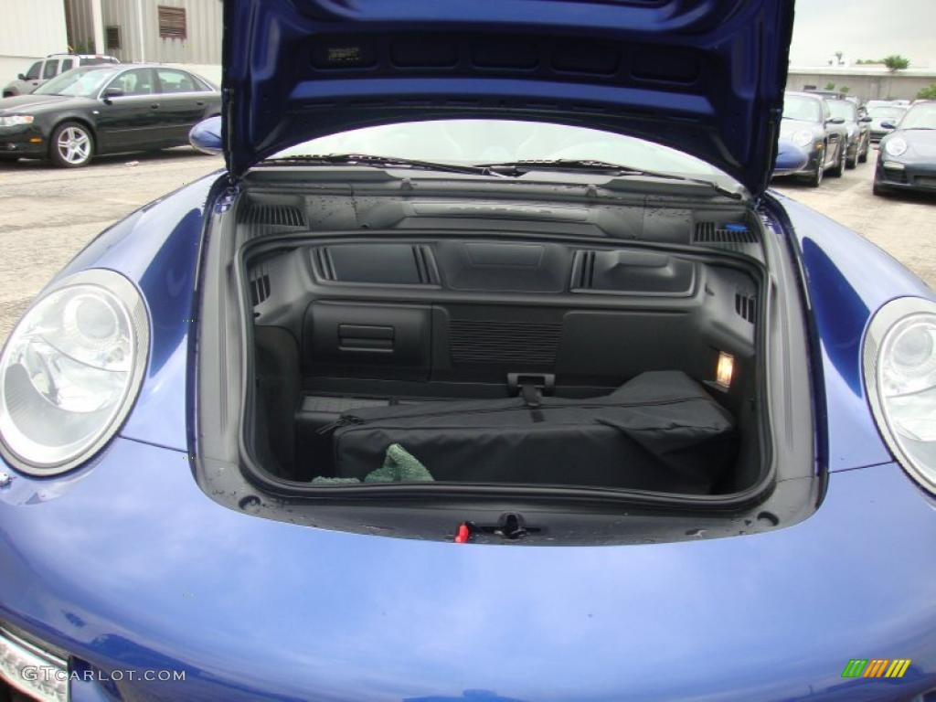 2008 911 Turbo Cabriolet - Cobalt Blue Metallic / Sea Blue photo #28