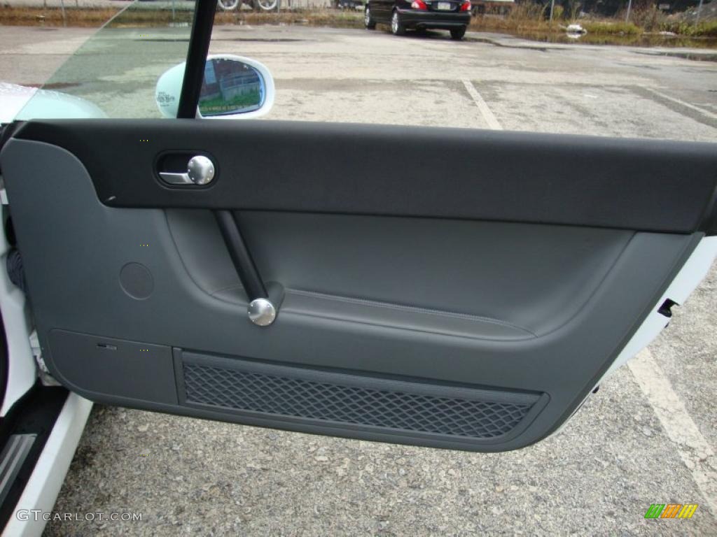 2002 TT 1.8T Roadster - Brilliant White / Aviator Grey photo #21