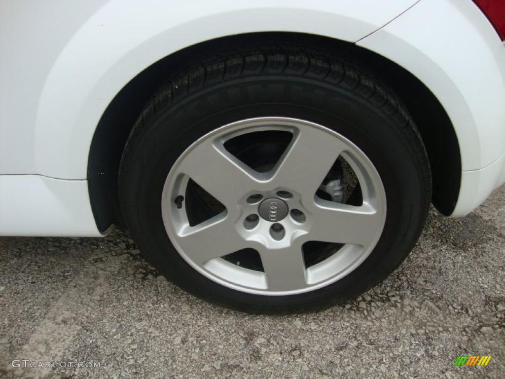 2002 TT 1.8T Roadster - Brilliant White / Aviator Grey photo #35