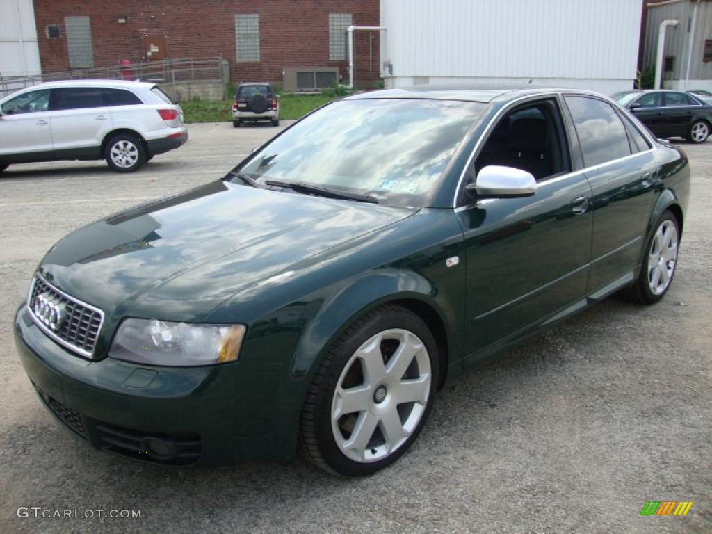 2005 S4 4.2 quattro Sedan - Goodwood Green Pearl Effect / Ebony photo #2