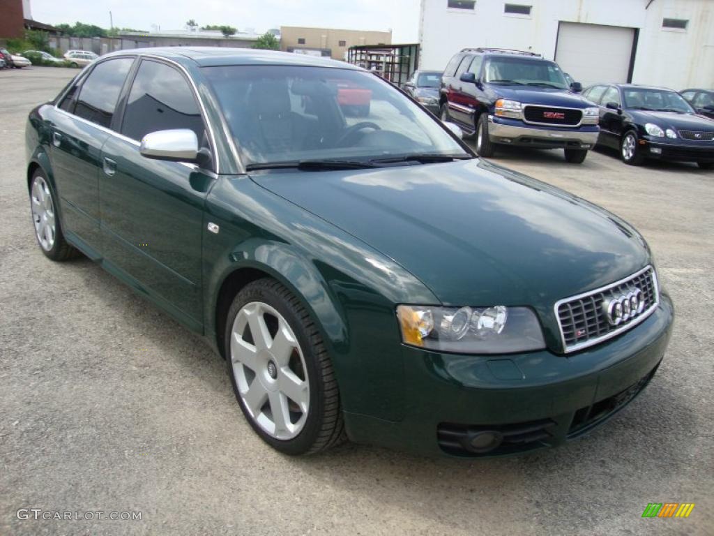 2005 S4 4.2 quattro Sedan - Goodwood Green Pearl Effect / Ebony photo #4