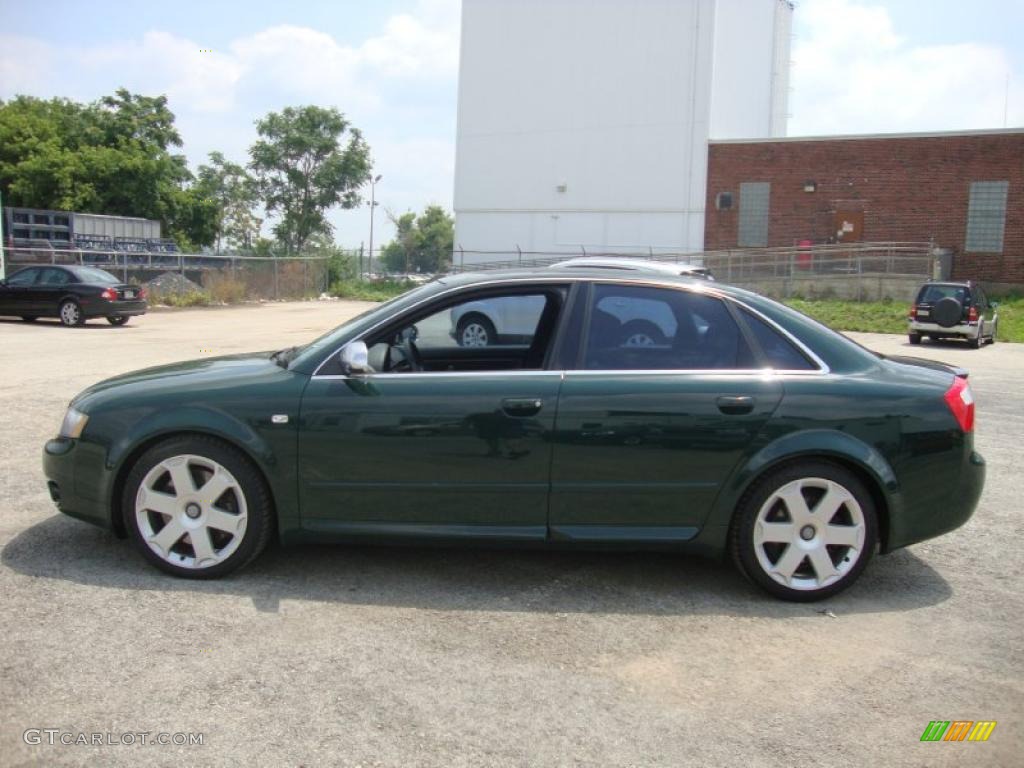 2005 S4 4.2 quattro Sedan - Goodwood Green Pearl Effect / Ebony photo #11