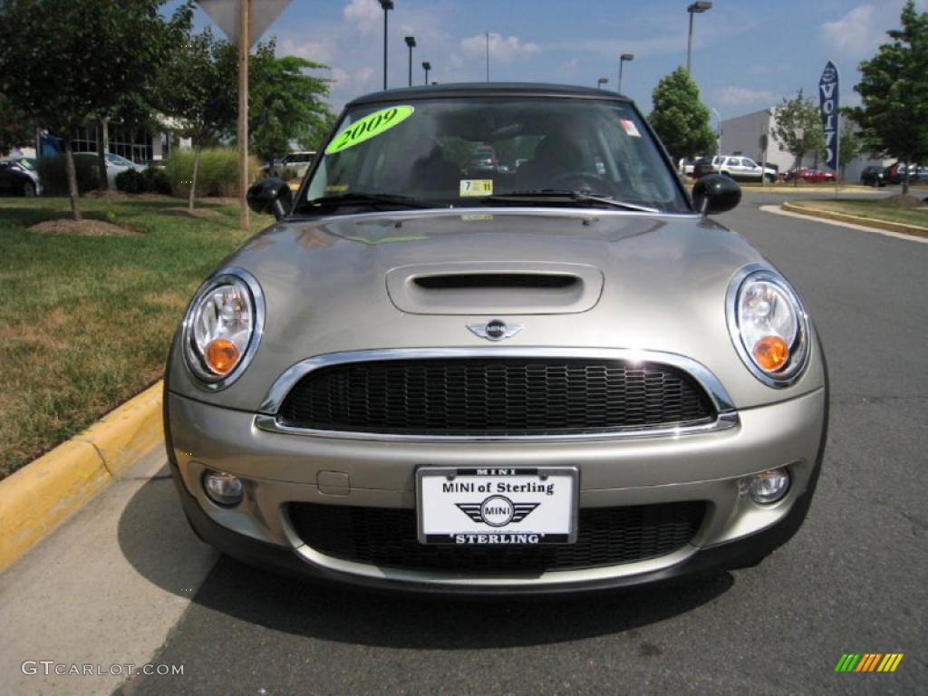 2009 Cooper S Hardtop - Sparkling Silver Metallic / Black/Grey photo #1