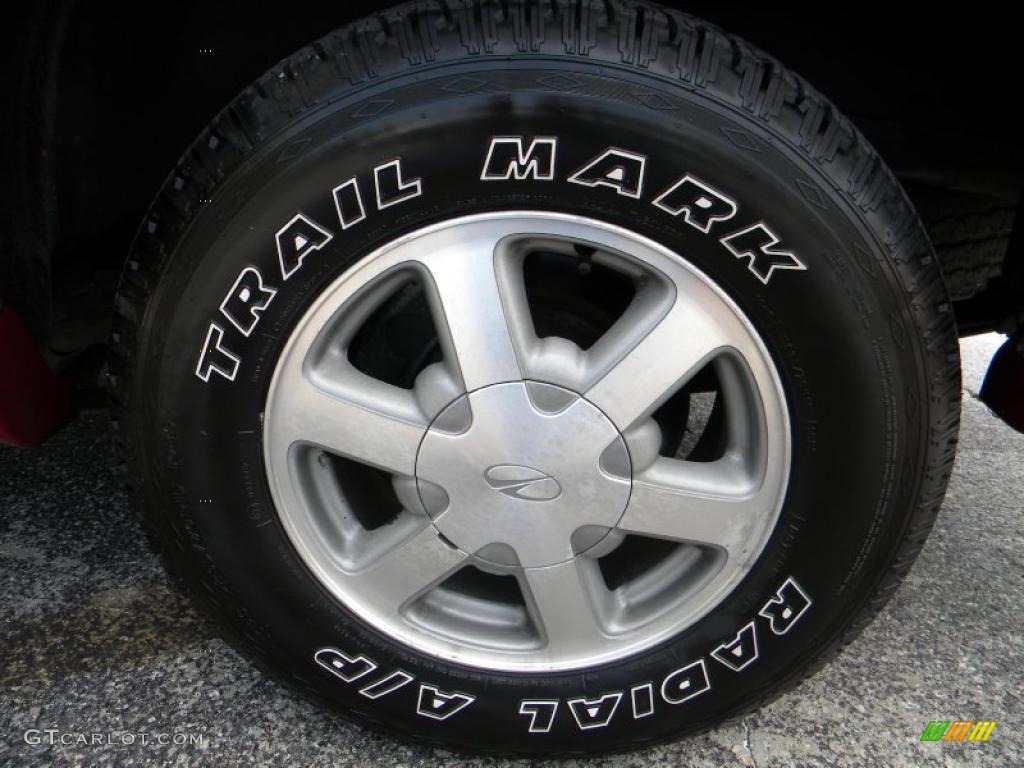 1998 Bravada AWD - Medium Red Metallic / Light Beige photo #8