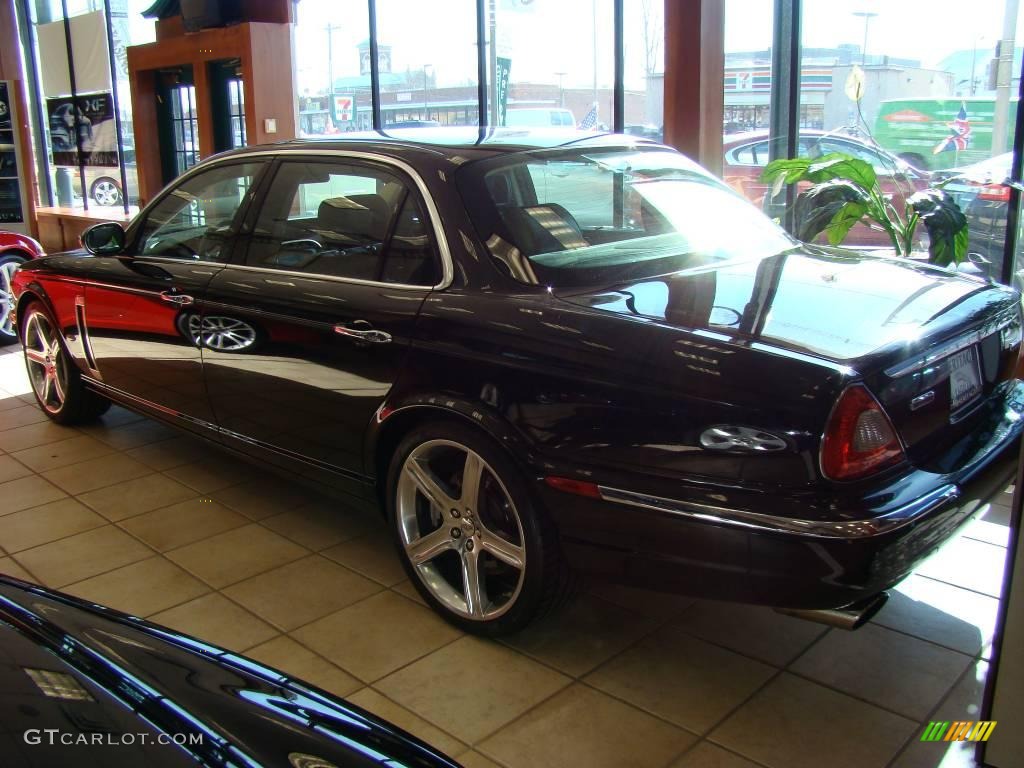 2006 XJ Super V8 Portfolio - Black Cherry / Conker Brown photo #4