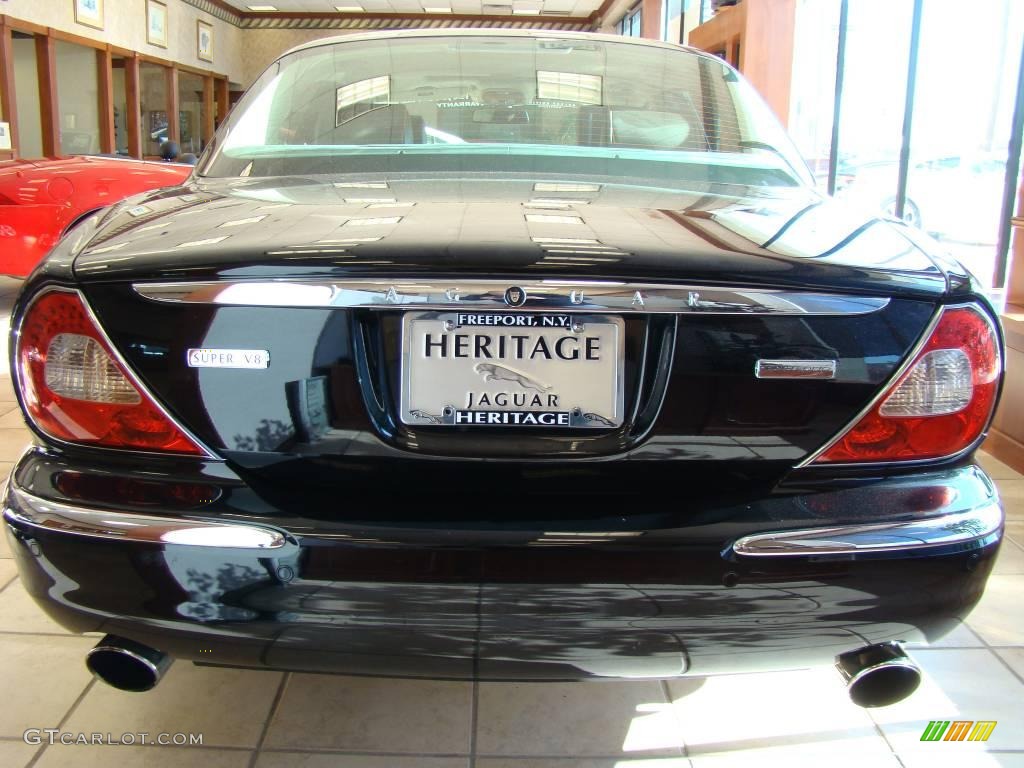 2006 XJ Super V8 Portfolio - Black Cherry / Conker Brown photo #5