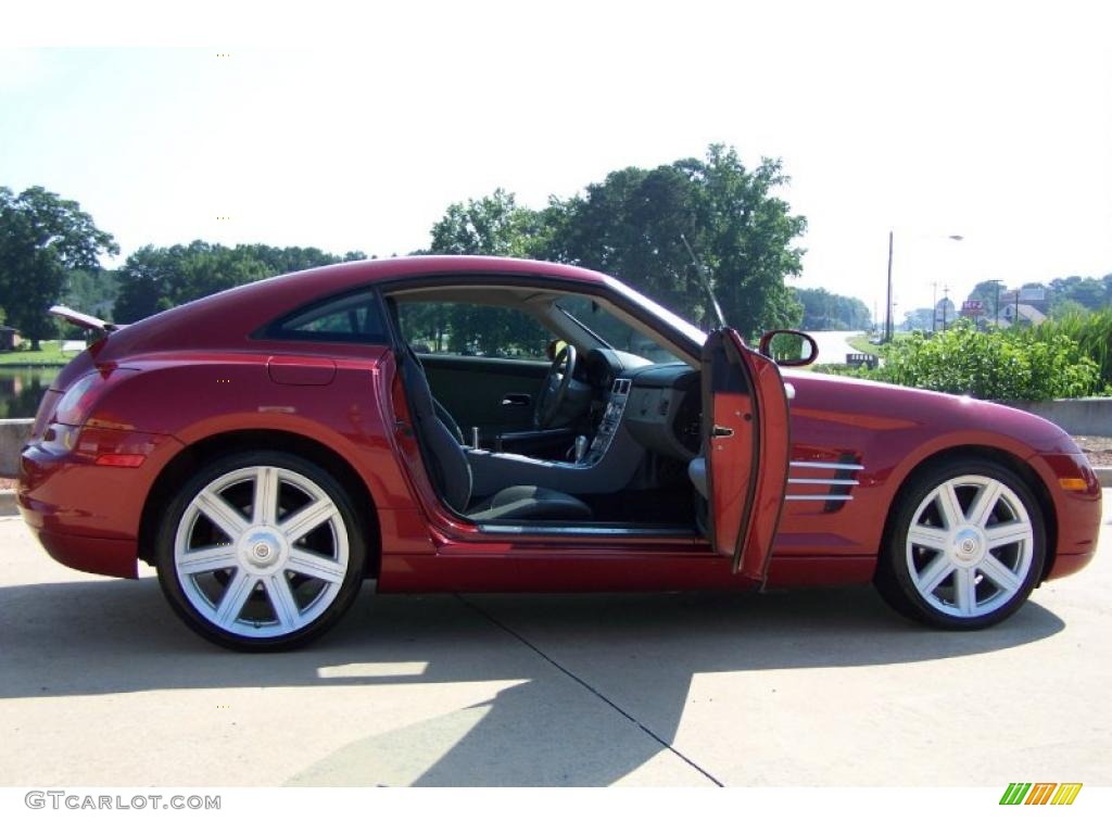 2004 Crossfire Limited Coupe - Blaze Red Crystal Pearl / Dark Slate Gray/Medium Slate Gray photo #17