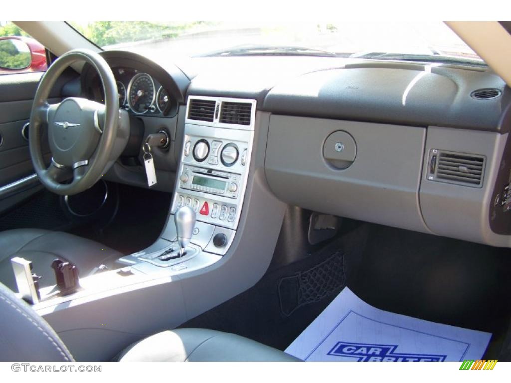 2004 Crossfire Limited Coupe - Blaze Red Crystal Pearl / Dark Slate Gray/Medium Slate Gray photo #35