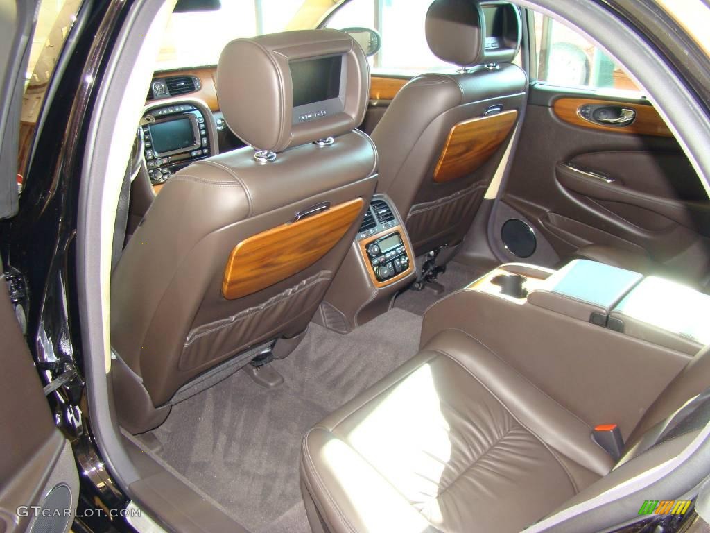 2006 XJ Super V8 Portfolio - Black Cherry / Conker Brown photo #25