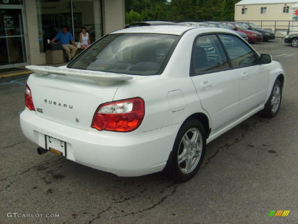 2004 Impreza 2.5 RS Sedan - Aspen White / Dark Gray photo #7