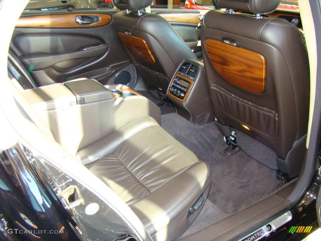 2006 XJ Super V8 Portfolio - Black Cherry / Conker Brown photo #29