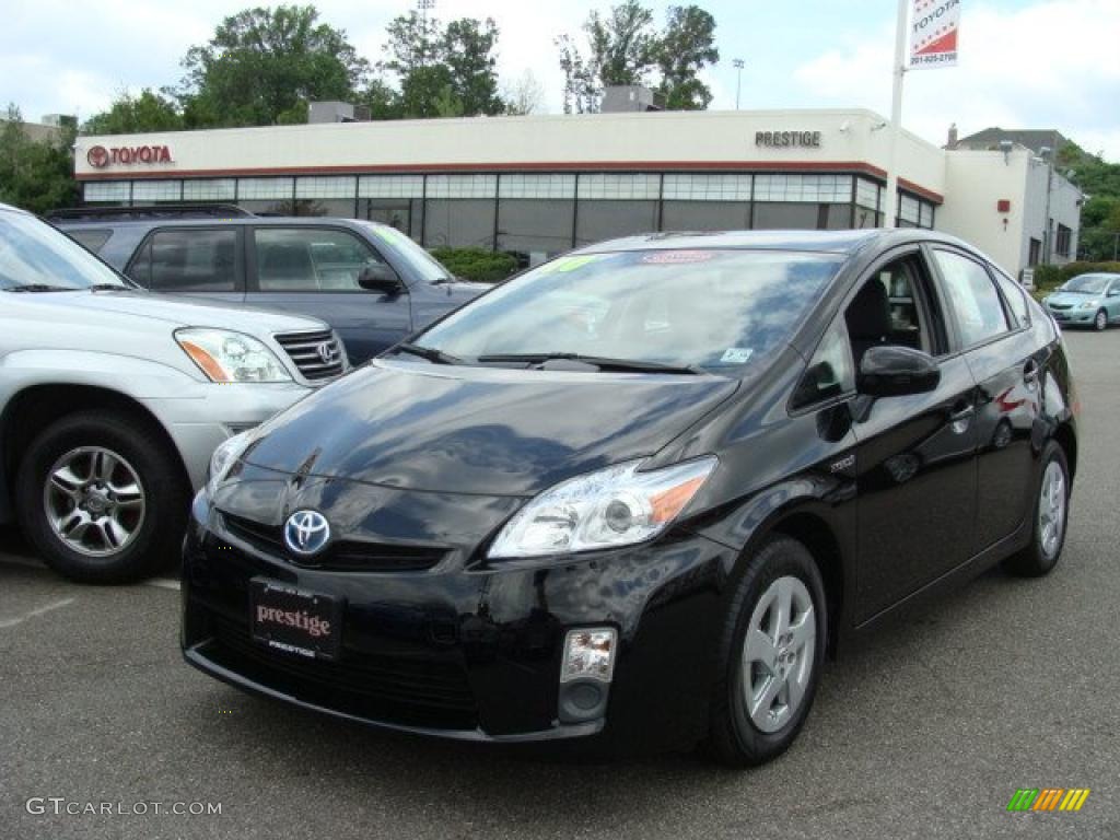 2010 Prius Hybrid IV - Black / Dark Gray photo #1